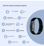 Smart Bracelet with Heart Rate and Temperature Monitoring