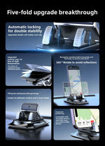 Car Mobile Phone Holder with Silicone Pad