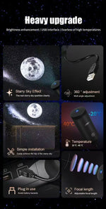Car Mounted Starry Sky Projection Light