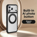 2.5mm Thick Matte Magnetic 360 Rotating Stand Phone Case for iPhone 17 18 Series