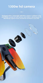 AI Smart Cycling Glasses with Camera