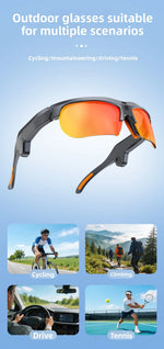 AI Smart Cycling Glasses with Camera
