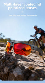 AI Smart Cycling Glasses with Camera