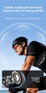 AI Smart Cycling Glasses with Camera