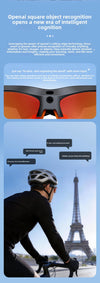 AI Smart Cycling Glasses with Camera