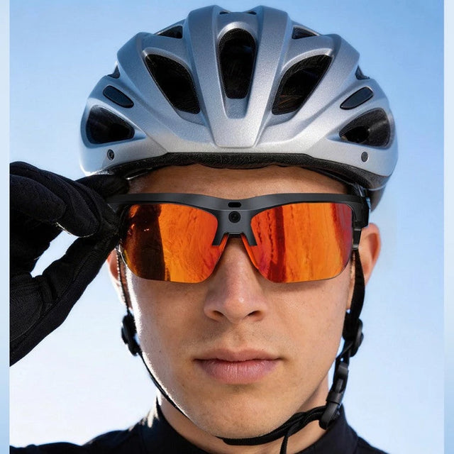 AI Smart Cycling Glasses with Camera