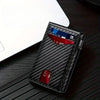 Men's RFID Blocking Leather Card Holder with Auto Eject