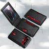 Men's RFID Blocking Leather Card Holder with Auto Eject