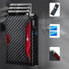 Men's RFID Blocking Leather Card Holder with Auto Eject