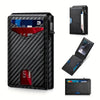 Men's RFID Blocking Leather Card Holder with Auto Eject