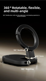 Magnetic carabiner phone holder