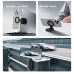 Magnetic carabiner phone holder